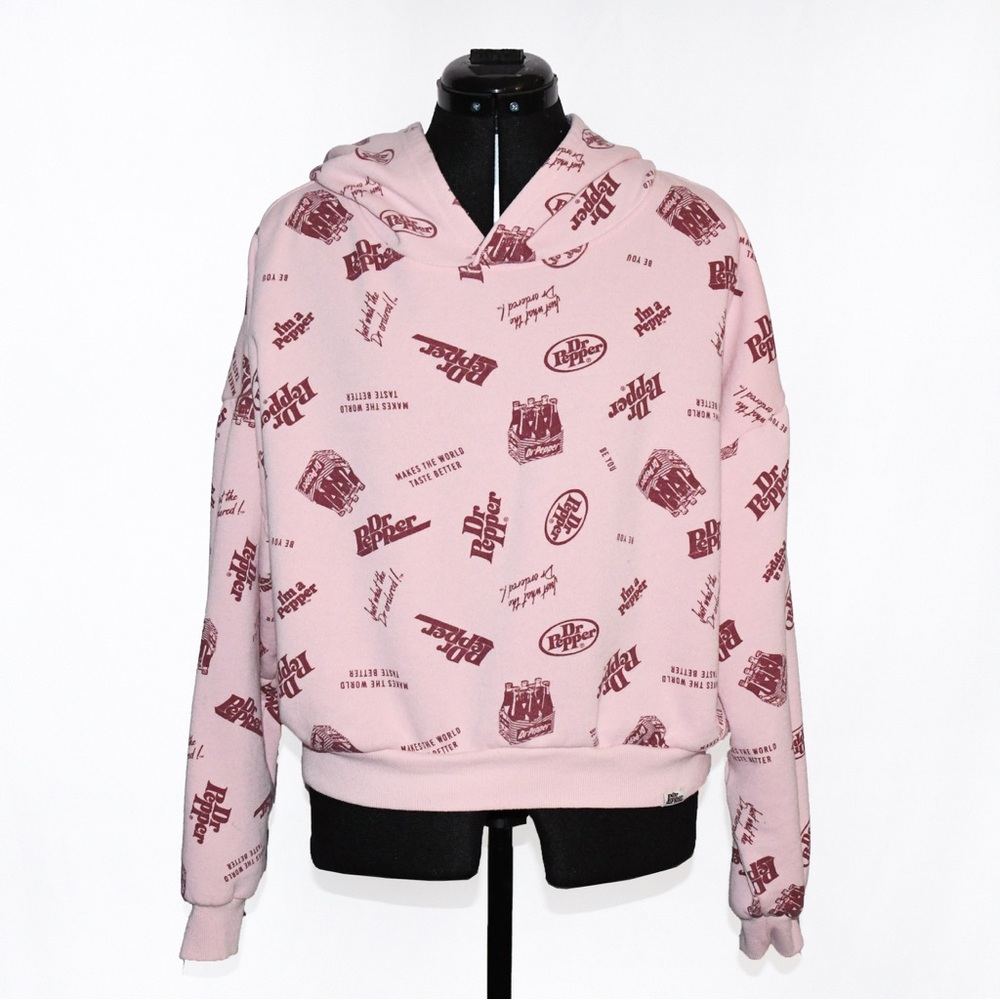 Dr Pepper Logo Retro Graphic Hoodie